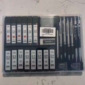 Four Candies Mechanical Pencil Set with Refills and Eraser